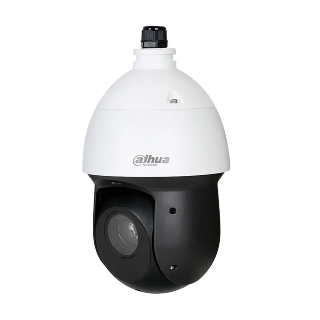 Cámara tipo domo PTZ HDCVI, 2 MP, Zoom Optico 25X, Día/Noche Real, Starlight, IR 100m, chip STARVIS CMOS 1/2.8”, alarma: 2 entradas/1 salida, audio: 1 entrada, 300 presets, Max 240°/s pan speed, WDR (120dB), BLC, HLC, ULTRA DNR (2D&3D), RS485, IP66, 12V DC/3A. Incluye soporte para pared, No Incluye fuente de poder(ZD-00748 / ADS-40FSI-12 12036EPCU) 