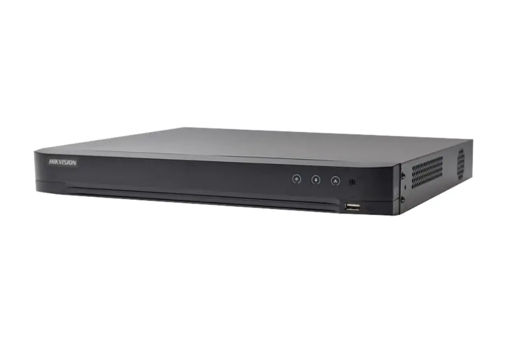 XVR 5 en 1, 10fps por 4CH@5M-N ó 15fps por 4CH@4M-N/1080p , soporta tecnología HDCVI/CVBS/AHD/TVI, 1MP, 2MP,4M-N y 5MPN, soporta cámaras IP 4+2 CH, cada canal hasta 6MP, SMD Plus, Protección perimetral, salidas simultáneas a monitor HDMI, VGA, audio: 1 entrada/1 salida, CMS(DSS/PSS) & DMSS para visualización a través de Smart Phone: iPhone, iPad, Android, Tecnologia P2P, 2 puertos USB (2.0), H.265+, soporta 1DD SATA X 6TB (No incluido). 