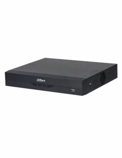 XVR 5 en 1, 10fps por 8CH@4K-N ó 30FPS por 8CH@4M-N/1080p , soporta tecnología HDCVI/CVBS/AHD/TVI, 1MP, 2MP,4M-N y 4K, soporta cámaras IP 8+4 CH, cada canal hasta 6MP, SMD Plus, Protección perimetral, deteccion de restros, salidas simultáneas a monitor HDMI, VGA, audio: 1 entrada/1 salida, CMS(DSS/PSS) & DMSS para visualización a través de Smart Phone: iPhone, iPad, Android, Tecnologia P2P, 2 puertos USB (2.0), RS485, H.265+, soporta 1DD SATA X 10TB