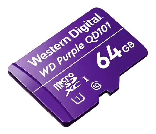 Tarjeta Micro Sd Wd Purple Sc 64gb