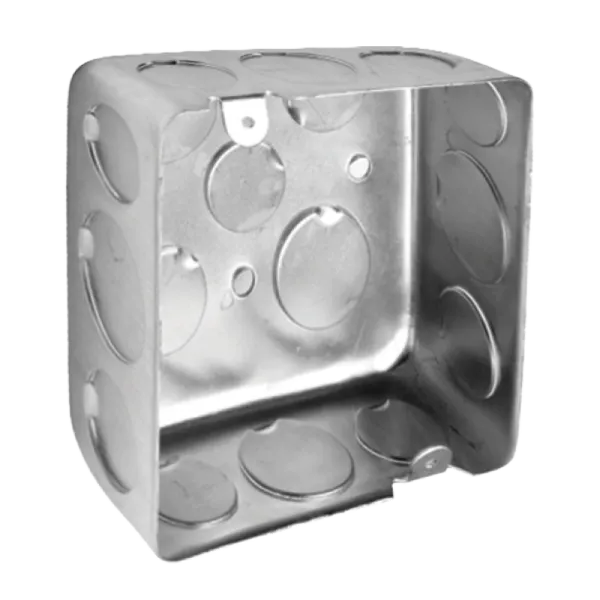 [Cajamti] Caja 12x12x5 Tapa Lisa rall 7035 cal 20 metalica