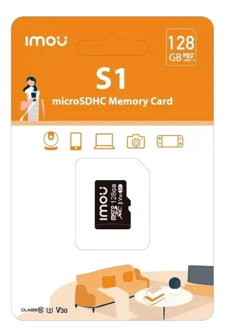 [ST2-128-S1] MICROSD IMOU CLASE 10 128GB PARA VIDEOVIGILANCIA