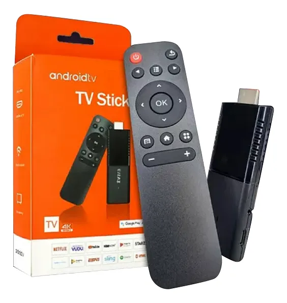TV Stick Pro 4K Android HDMI 16GB 8GB RAM Wi-Fi Control Estándar