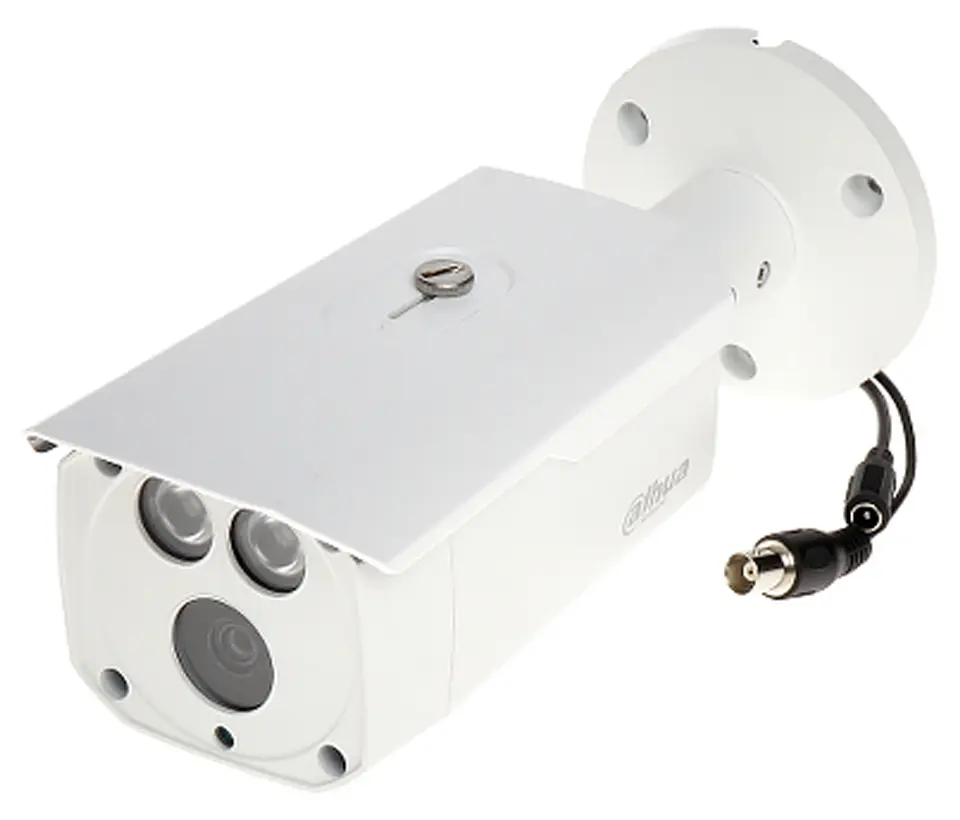 [HAC-HFW1500DN-0360B-S2] Cámara tipo buho 4 en 1, HDCVI/CVBS/AHD/TVI, 5MP@20FPSDia/Noche Real, IR Smart Led 80m, chip CMOS 1/2.7", lente fijo 3.6mm, menú OSD sobre coaxial, DWDR, 3DNR, AGC, BLC, HLC, IP67, 12VDC500mA. Metálica 