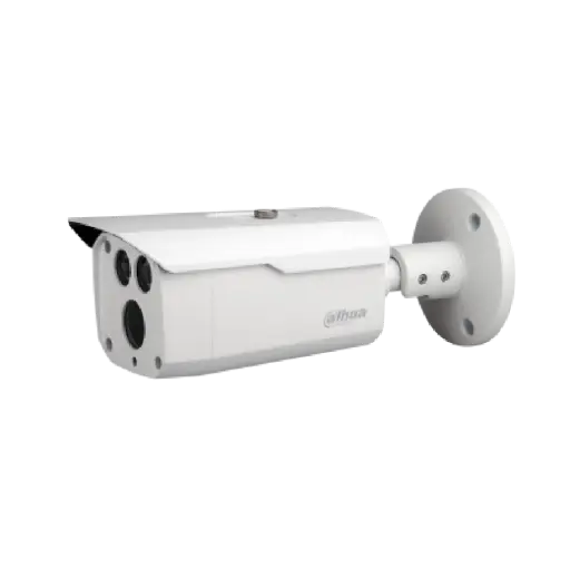 [HAC-HFW1200DN-0360B-S5] Cámara tipo bala 4 en 1, HDCVI/CVBS/AHD/TVI, 2MP(1080p), Dia/Noche Real, IR Smart Led 80m, chip CMOS 1/2.7", lente fijo 3.6mm, menú OSD sobre coaxial, 2DNR, DWDR, AGC, BLC, HLC, IP67, 12VDC-600mA. Metálica
