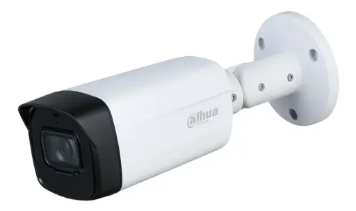 [HAC-HFW1500TN-0360B-S2] Cámara tipo bala 4 en 1, HDCVI/CVBS/AHD/TVI, 5MP@20FPSDia/Noche Real, IR Smart Led 30m, chip CMOS 1/2.7", lente fijo 3.6mm, menú OSD sobre coaxial, 2DNR, DWDR, AGC, BLC, HLC, IP67,12VDC500mA. Metálica 